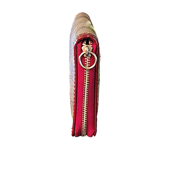 Coach Peyton zip around coated canvas and patent leather wallet - Picture 7 of 8